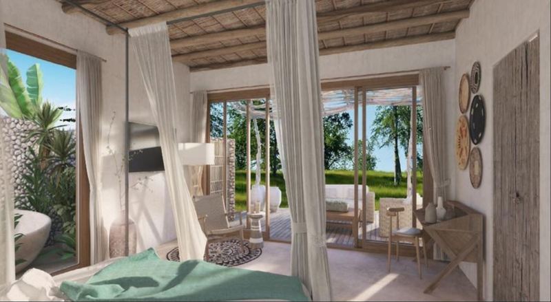Zanbluu Beach Hotel Кивенгва Экстерьер фото